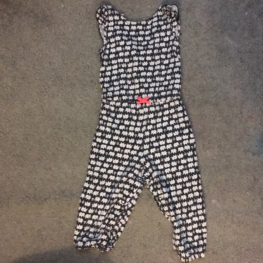 Elephant Button Up Pant Suit